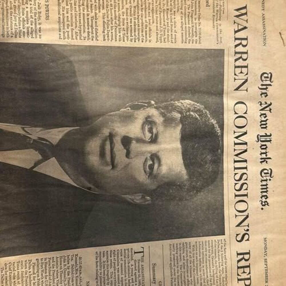 Warren commission report- KENNEDY ASSASINATION 1964